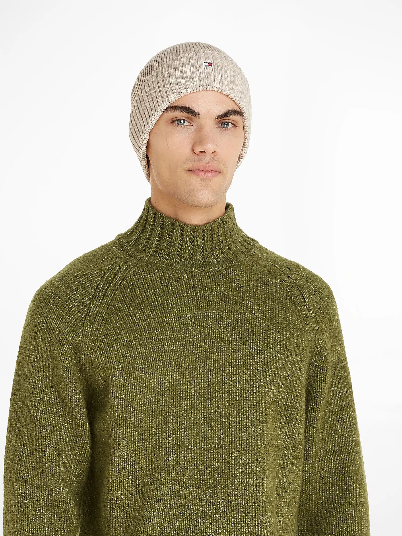 TOMMY HILFIGER | Mütze - Haube ESSENTIAL | creme